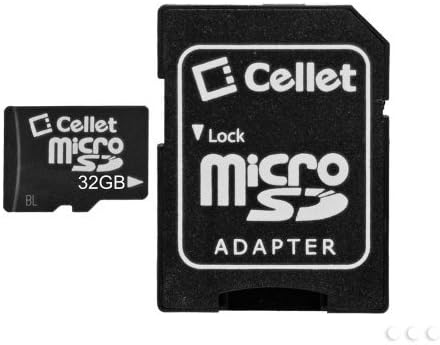 Карта Cellet 32GB, BlackBerry 9900 BOLD Micro SDHC специално оформена за високоскоростен цифров запис без