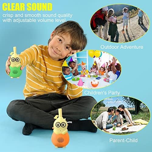 Детски играчки за момчета и момичета от 3 до 12 години, уоки-токита за деца, 2 канала, 2-лентов радиоигра, радиус на действие