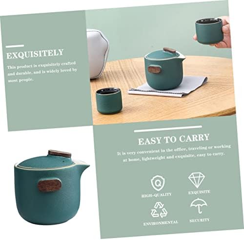 Cabilock 1 Комплект Пътен Чай Чай Гама Подарък Домакински Чай И Прибори Креативна Чай И Прибори Ретро Чайник Японски