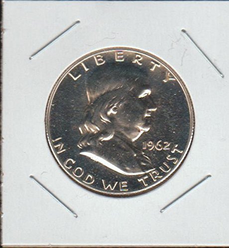 1962 Франклин (1948-1963) Полдоллара Превъзходно доказателство за скъпоценен камък на Монетния двор на САЩ