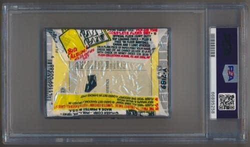 1989 Fleer Baseball Bill Ripken Заводска Запечатанная Опаковка За Виолончело Black Box Card PSA 8 - Футболни карта, Без подпис