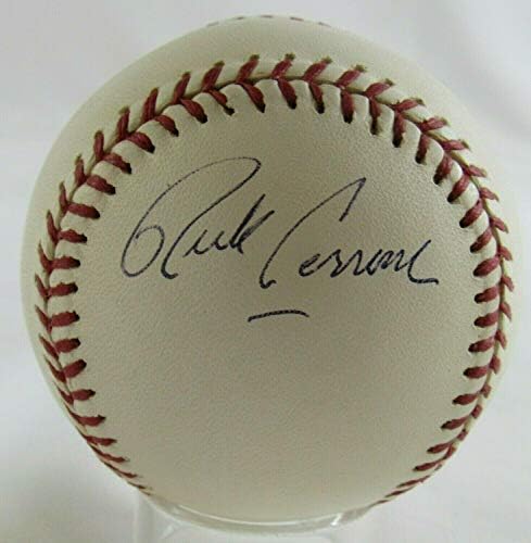Рик Cerone Подписа Автограф Rawlings Baseball B120 - Бейзболни Топки с Автографи