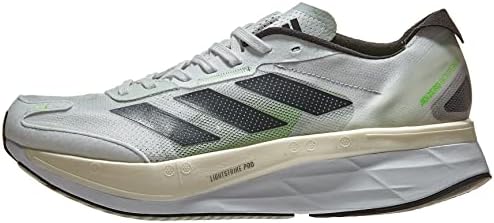 adidas Adizero Boston 11 Кристално-Бял /Нощен Металик/Льняно-Зелен 9 D (M)