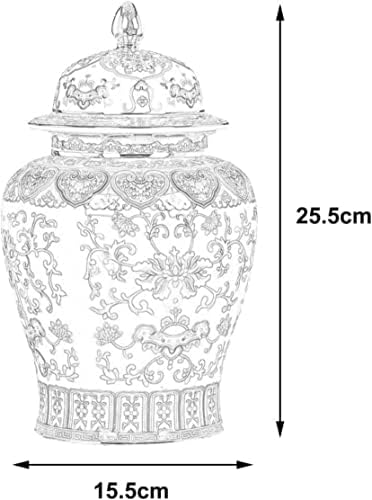 Декоративни Цветя Керамични банка за джинджифил за Домашен интериор, Съвременната Китайска Порцеланова Ваза със