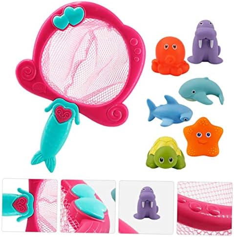Toyvian 1 Комплект Риболовна Играчка За Бебета, Детска Баня, Детска Играчка За Риболов, Детски Играчки За Баня, Играчки За