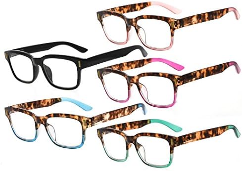 Eyekepper Стилни очила за четене за жени, 5 цветни опаковки