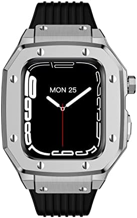 BEFIA за Apple Watch Band Series 8 45 мм, мъжки часовник от сплав, калъф, каишка, 44 мм 42 мм, Метална Рамка, Модификация,