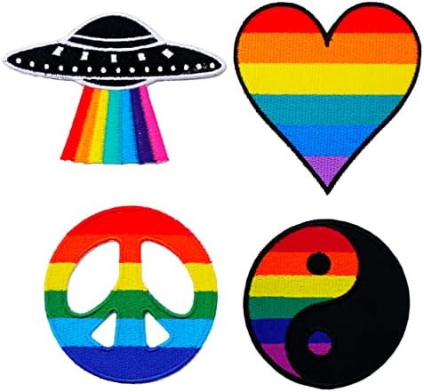 ЛГБТ Желязо на Нашивке Апликация Нашивка на Гордост за Гей Лесби Символ на Знака
