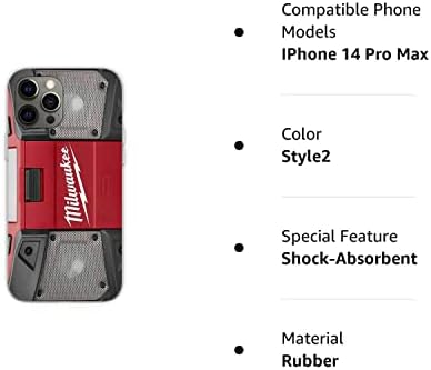 Съвместимост с iPhone 14 Pro Max Case Milwaukee Гъвкава Гума TPU Мека Кожа Силиконов Защитен Калъф За вашия телефон