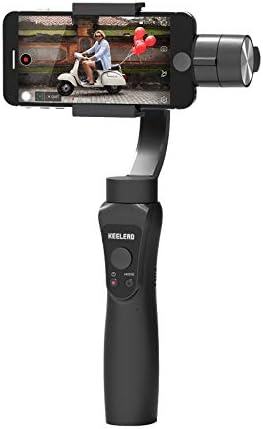 3-аксиален ръчно кардан подвес за екшън камери на смартфони с функции фокусиране, мащабиране и мащабиране (Цвят: вариант