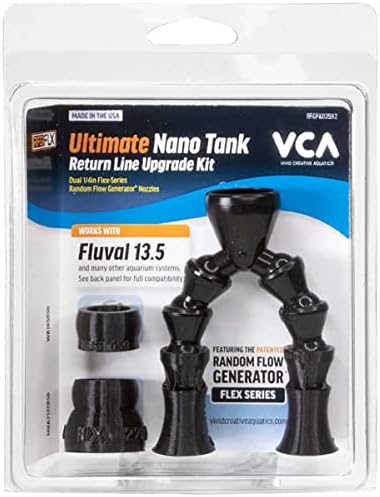 VCA Flex Series Ultimate Nano Tank Return Line Upgrade Kit Комплект за ъпгрейд за обратна линия Двойна 1/4 Генератор