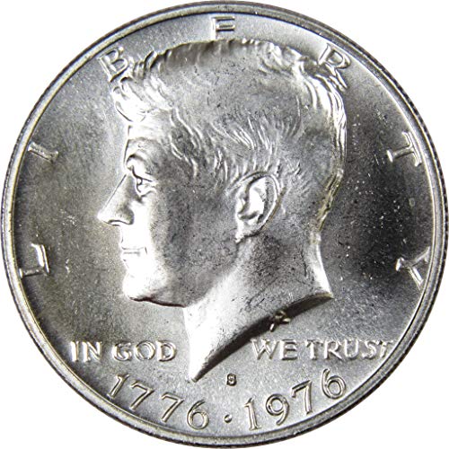 Двухсотлетие Кенеди 1976 г., Полдоллара БУ, Необращенная 40% От Сребърни монети на САЩ 50c