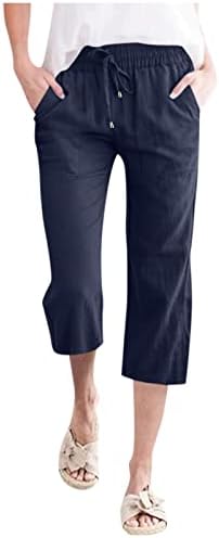 MIASHUI Плюс размери, Ежедневни Панталони за жени, 4x-5x, Дамски спортни Панталони с Висока Талия, Модерни Туристически