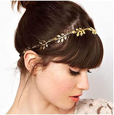 Аксесоари за Коса Yalice Еластични Head Chain Leaf Headband Аксесоари за Коса, за жени и Момичета