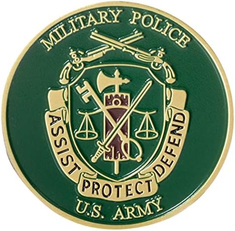Монета на Повикване Корпуса на Военната полиция на Армията на Съединените Щати с Кръстосани Играчки