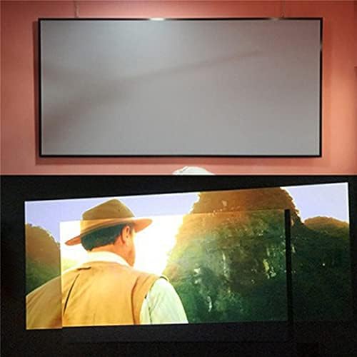 ZLXDP 60/72/84/92/100 инча, 4:3 Метален сгъваем видео екран със защита от светлина, Външен KTV Офис 3D проектор,