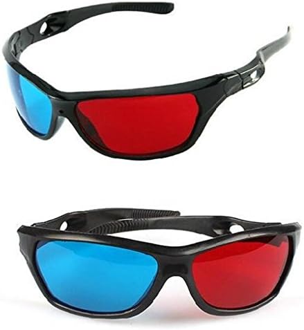 Тарталетка Червена /Синя с Анаглифами В изчистен стил 3D Очила за игри в 3D филм-Допълнителен стил на обновяване