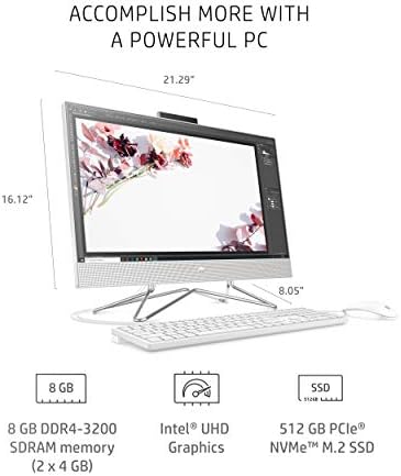 Настолен компютър Acer Aspire C24-1700-UA91 AIO | 23,8 Full HD IPS дисплей | настолен КОМПЮТЪР Intel Core i3-1215U 12-то