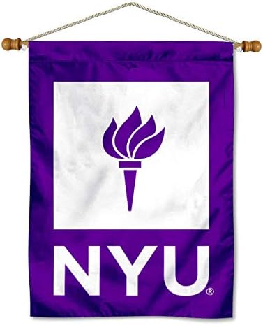 Набор от двустранни Банери New York Violets и Дървени Шест за Банери
