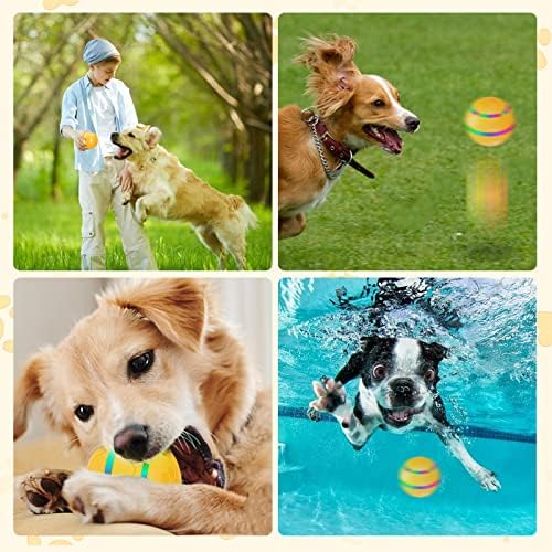 Интерактивни Играчки с топка за кучета Belobill, Зъл Топката с Дистанционно управление, Издръжливи Играчки с Автоматично завъртане