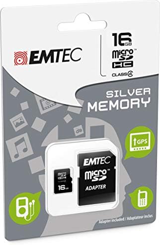 Карта памет EMTEC 8 GB клас 4 Mini Jumbo Super microSDHC с адаптер