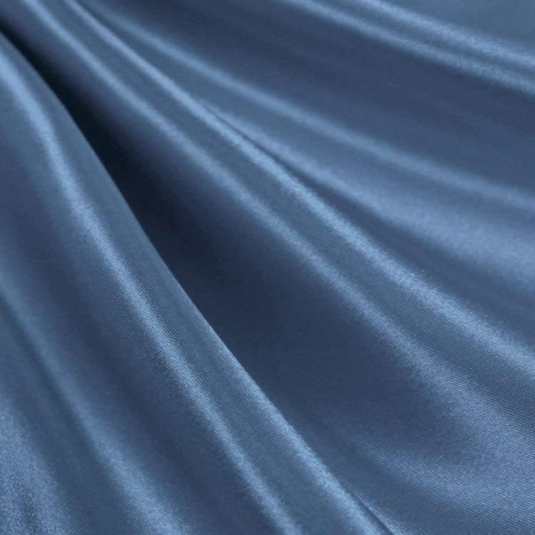 Брилянтна тежък сатен плат Мирена Slate Blue за младоженци by The Yard - 10009