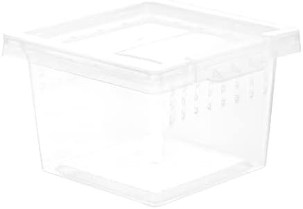 Стъклени съдове PATKAW Стъклени Съдове Кутия за хранене на Влечуги Кутия за разплод Паяци Кутия За Хранене Паяци Кутия
