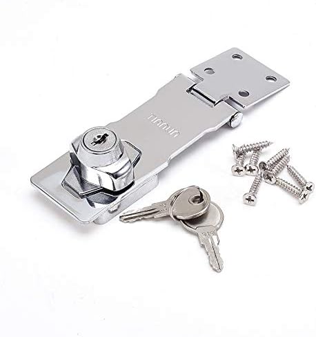 Yinpecly Заключване с ключ 5,59 x 1,57 x 1,30 Завъртане на Дръжката за Заключване С ключ за Заключване с Капаче