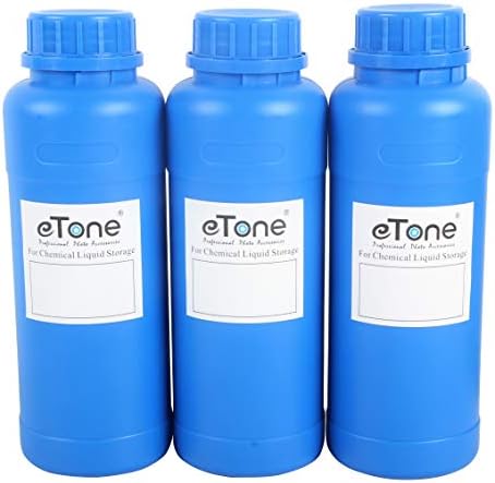 Бутилки за съхранение на химически вещества в снимка лабораторията eTone 3X500 мл с Капак Оборудване За Обработка