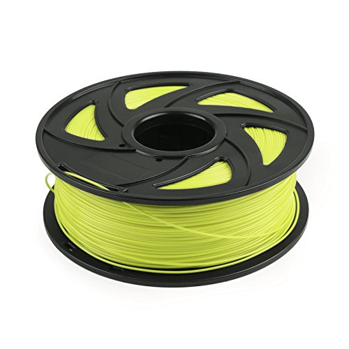 Artudatech 3D Печатащата Дръжка/Конци за 3D Принтер 1,75 мм PLA 1 кг за Изготвяне на Печатни Дръжка MakerBot Fluo Yellow
