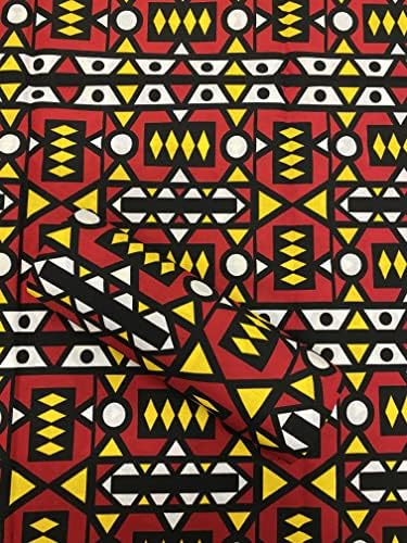 Восъчна обвивка Simakaka African Ankara/Африканска плат/ Изключителна африканска плат с традиционните племенни щампи / Плат