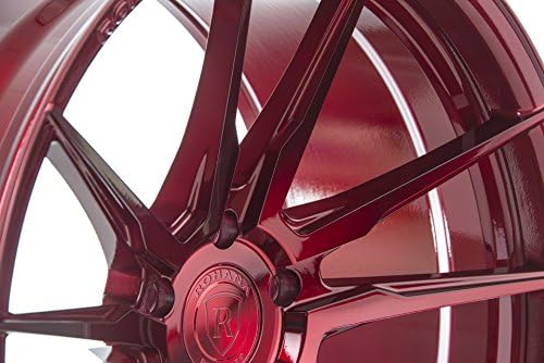 Rohana Колела RF2 Червено колело с боядисани покритие (20 x 11 см /5 x 112 мм, офсет 30 мм)