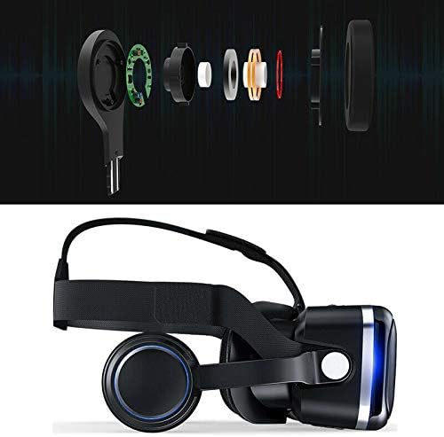 Очила за виртуална реалност виртуална реалност с възможност за регулиране точка на 3D очила за виртуална реалност слушалки кутия за смартфоните iPhone, Android 4,7-6,0 см