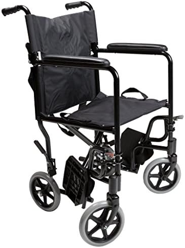 Лесно Сгъваема Транспортна инвалидна количка