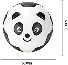 LHZMD Мини Футболна топка, с хубав дизайн във формата на животни от мека пяна за деца, мек и еластичен, идеален за игри