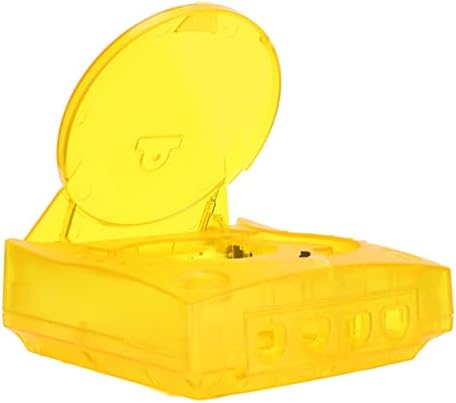 Прозрачен пластмасов корпус, лесен за излитане, пластмасов корпус с висока твърдост жълт цвят с амортизация за Sega Dreamcast