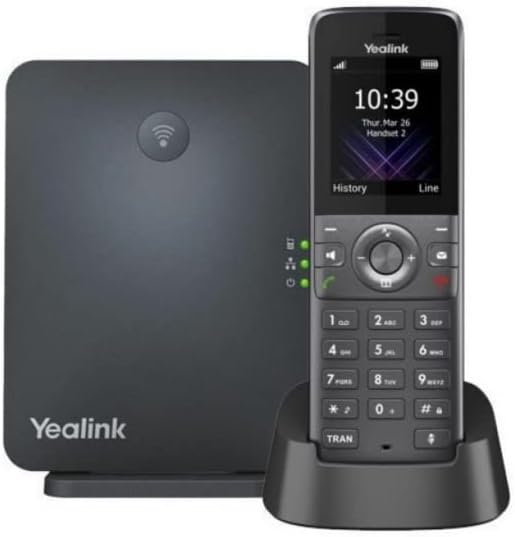 Комплект IP телефон Yealink W73P, състоящ се от базата W70B и телефон W73H + 6-оригинален телефон W73H