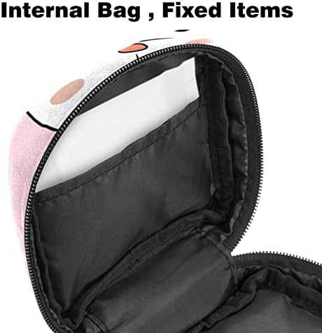 Чанта за съхранение на Хигиенни Кърпички ORYUEKAN, Преносими Многократна употреба Менструални Тампони джоб, Чанта за Съхранение на Тампони за Жени и Момичета, Мультяш?