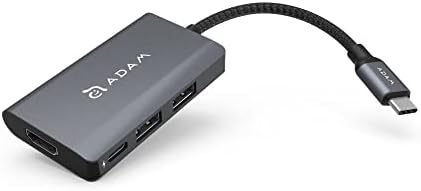 Adam Elements AAPADHUBA01MGY USB Type-C 2-Портов Хъб/PD/HDMI Конвертор-Адаптер