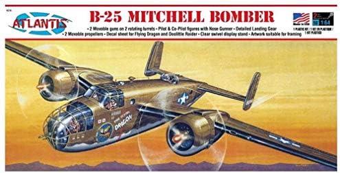 Комплект пластмасови модели бомбардировач Atlantis B-25 Mitchell времето на Втората световна война 1/64 Играчки