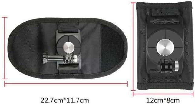 CCBUY Спортна Камера Раница Клип Помещение презрамка Притежателя с катарама Аксесоари (Цвят: черен размер: Един