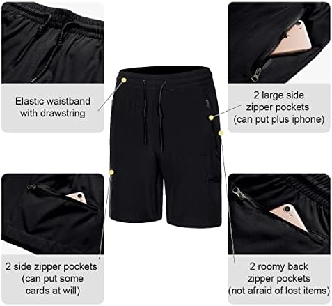 Дамски къси панталони за туризъм Pursky Cargo Леки, бързо съхнещи и С Джоб за Голф Плюс Размер