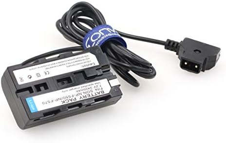 Кабел за захранване от Eonvic F970 до DTaP с Фиктивна батерия NP F550 F570 NP-F L серията на D-tap за монитор Sony Atomos Shogun Ninja V