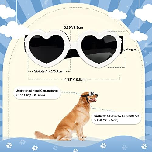 FUNUPUP Слънчеви очила за малки Кучета на Очила за кучета от Малките Породи Очила за Кучета С защита от uv Слънчеви
