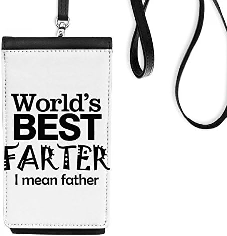 Най-Добрата Цитат На Баща Си Ден На Баща Си Телефон В Чантата Си Портфейл Окачен Мобилен Калъф Черен Джоба