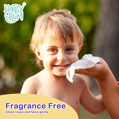 Бебешки кърпички - HAPPY BUM Baby Wipes, противоалергичен, без мирис