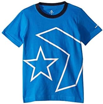 Тениска с шевроном в формата на звезда Converse Kids за момчета (Малки деца)