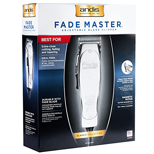 Професионална машина за подстригване на Slavi Fade Master с Регулируем нож за избледняване - В комплект с кърпа за врата