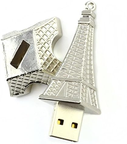 USB флаш устройство с метална Айфеловата Кула WooTeck 64GB с подарък кутия