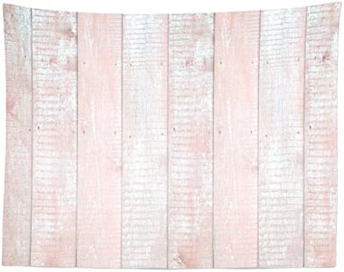 BELECO 8x6ft Плат Дървена Фон Светло Розови Дървени Дъски Текстурный Фон за Снимки на Рожден Ден, Детски